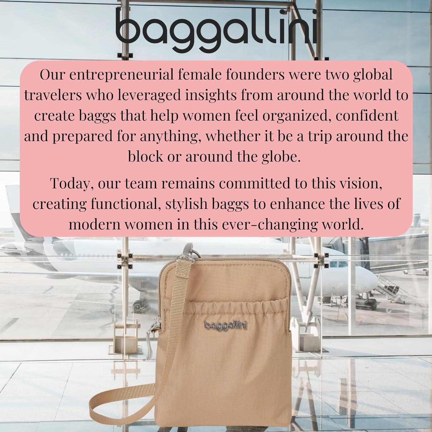 imageBaggallini Bryant Pouch Small Crossbody Bag for Women  Phone Purse with Crossbody Strap  Lightweight Crossbody PouchBeach