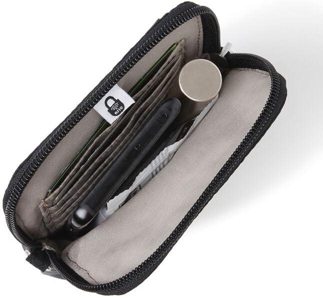 imageBaggallini Bryant Pouch Small Crossbody Bag for Women  Phone Purse with Crossbody Strap  Lightweight Crossbody PouchBlack With Sand Lining