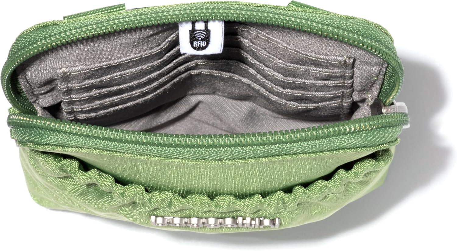 imageBaggallini Bryant Pouch Small Crossbody Bag for Women  Phone Purse with Crossbody Strap  Lightweight Crossbody PouchMoss