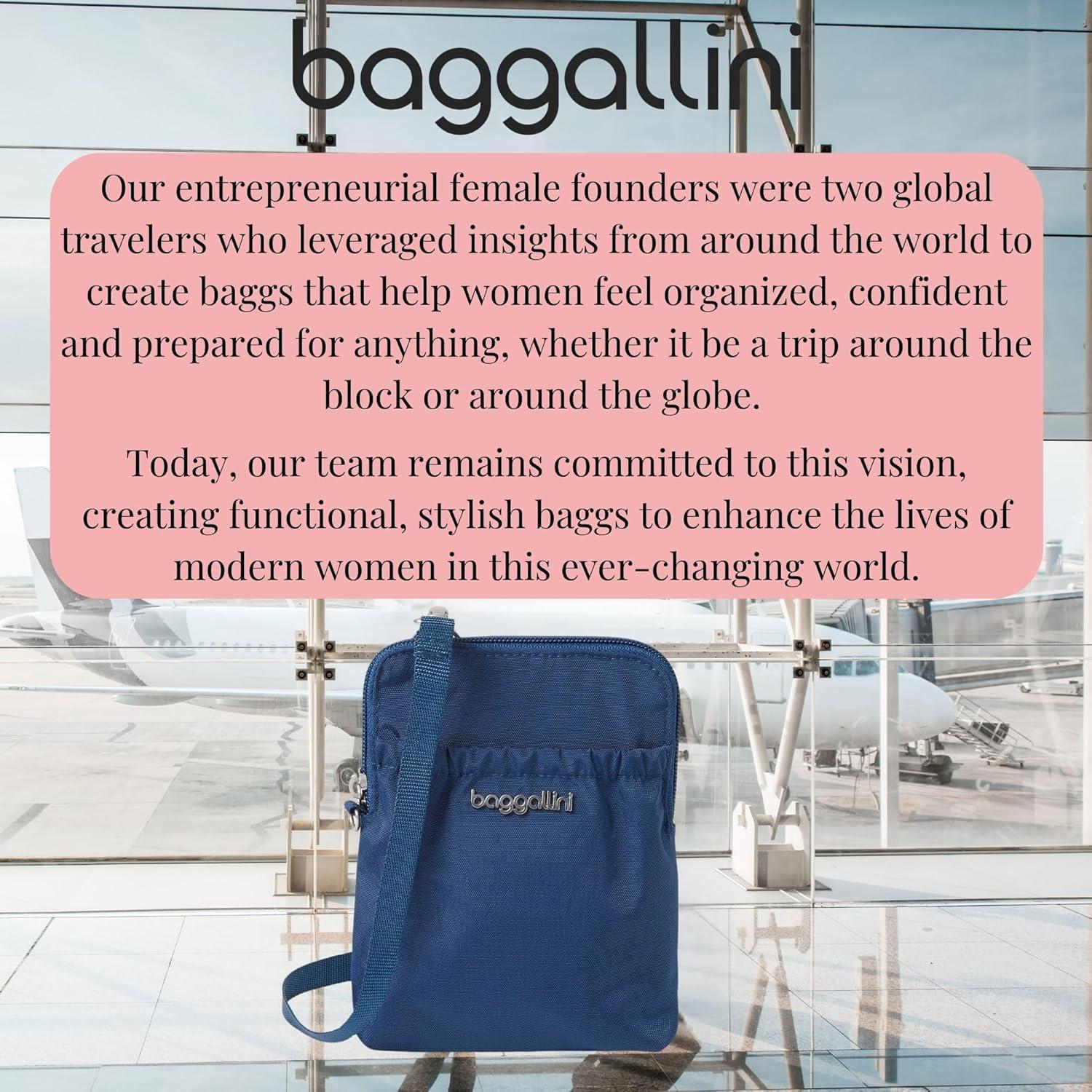 imageBaggallini Bryant Pouch Small Crossbody Bag for Women  Phone Purse with Crossbody Strap  Lightweight Crossbody PouchPacific