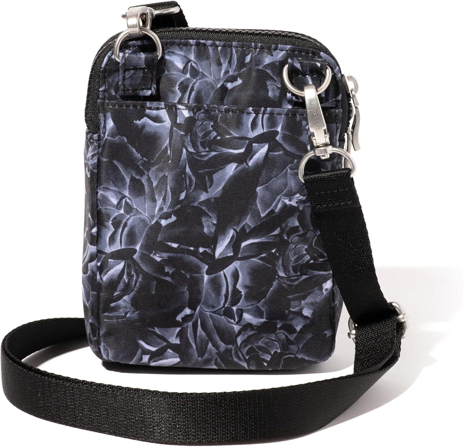 imageBaggallini Modern Take Two RFID CrossbodyBlack Divine Rose