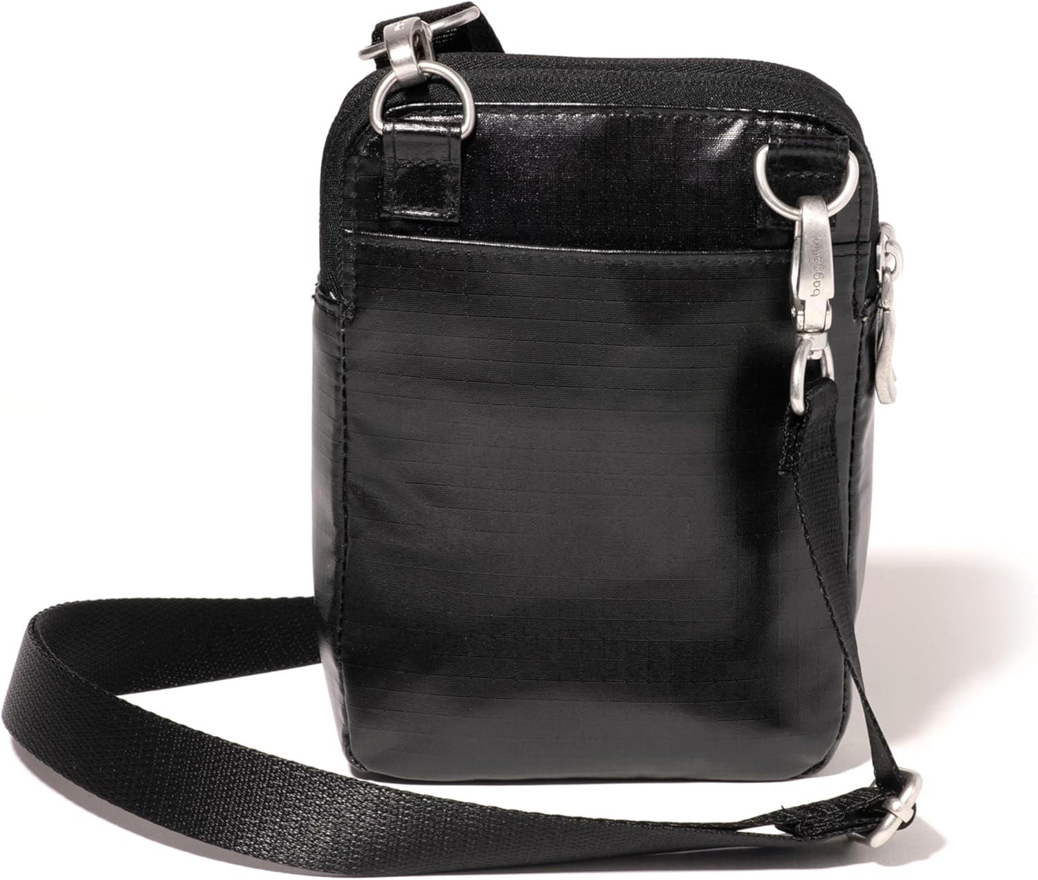 imageBaggallini Modern Take Two RFID CrossbodyBlack Gloss Ripstop