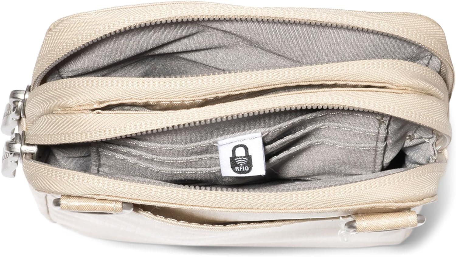 imageBaggallini Modern Take Two RFID CrossbodyChalk Gloss Ripstop