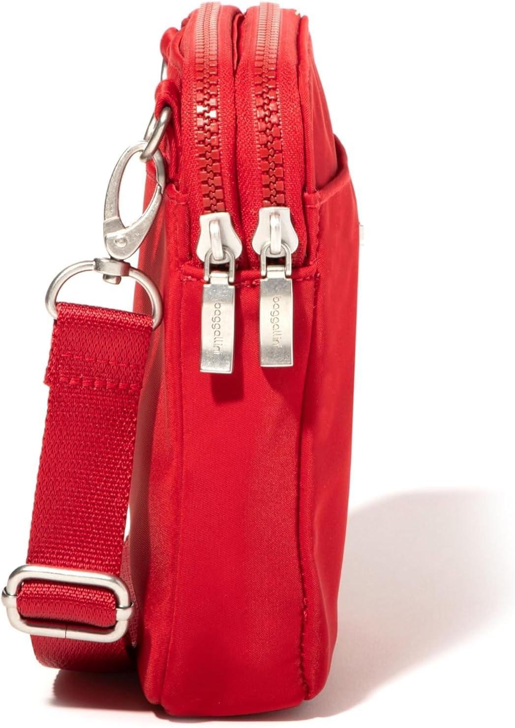 imageBaggallini Modern Take Two RFID CrossbodyCrimson Red Twill
