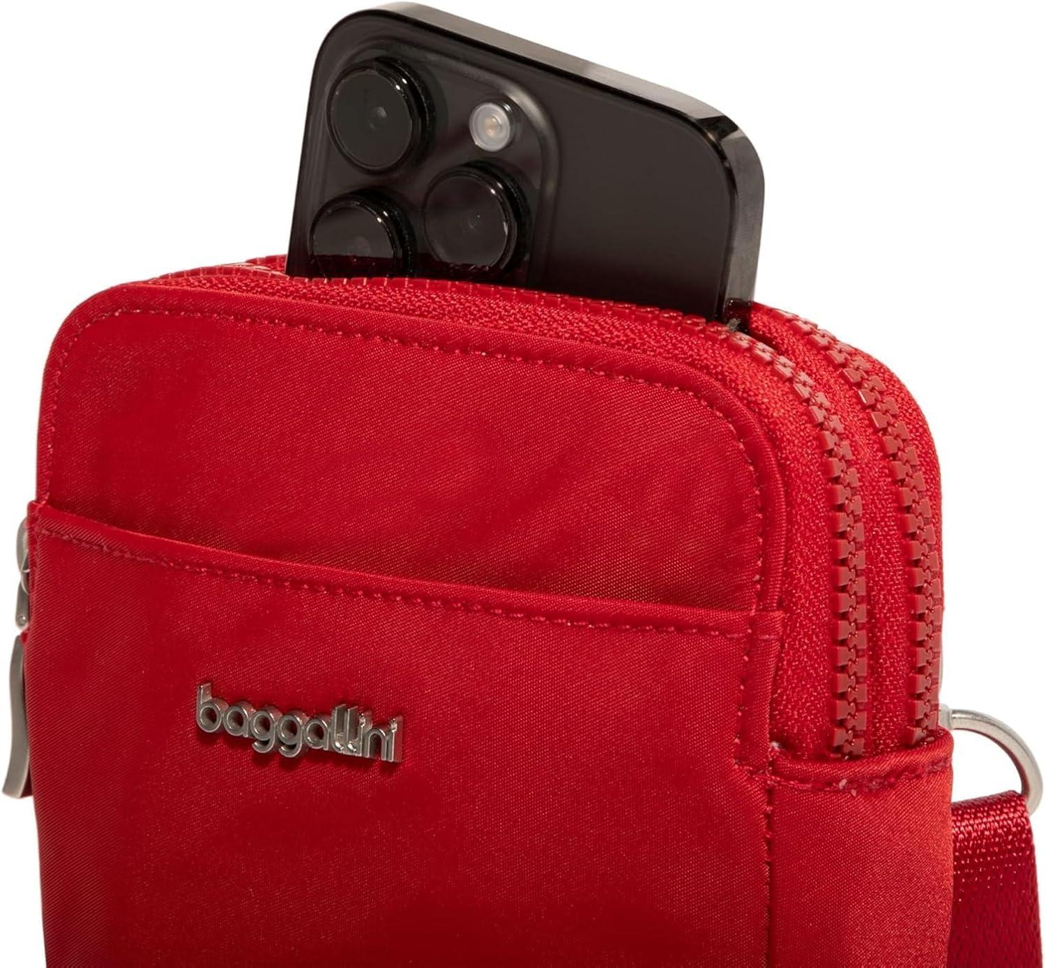 imageBaggallini Modern Take Two RFID CrossbodyCrimson Red Twill