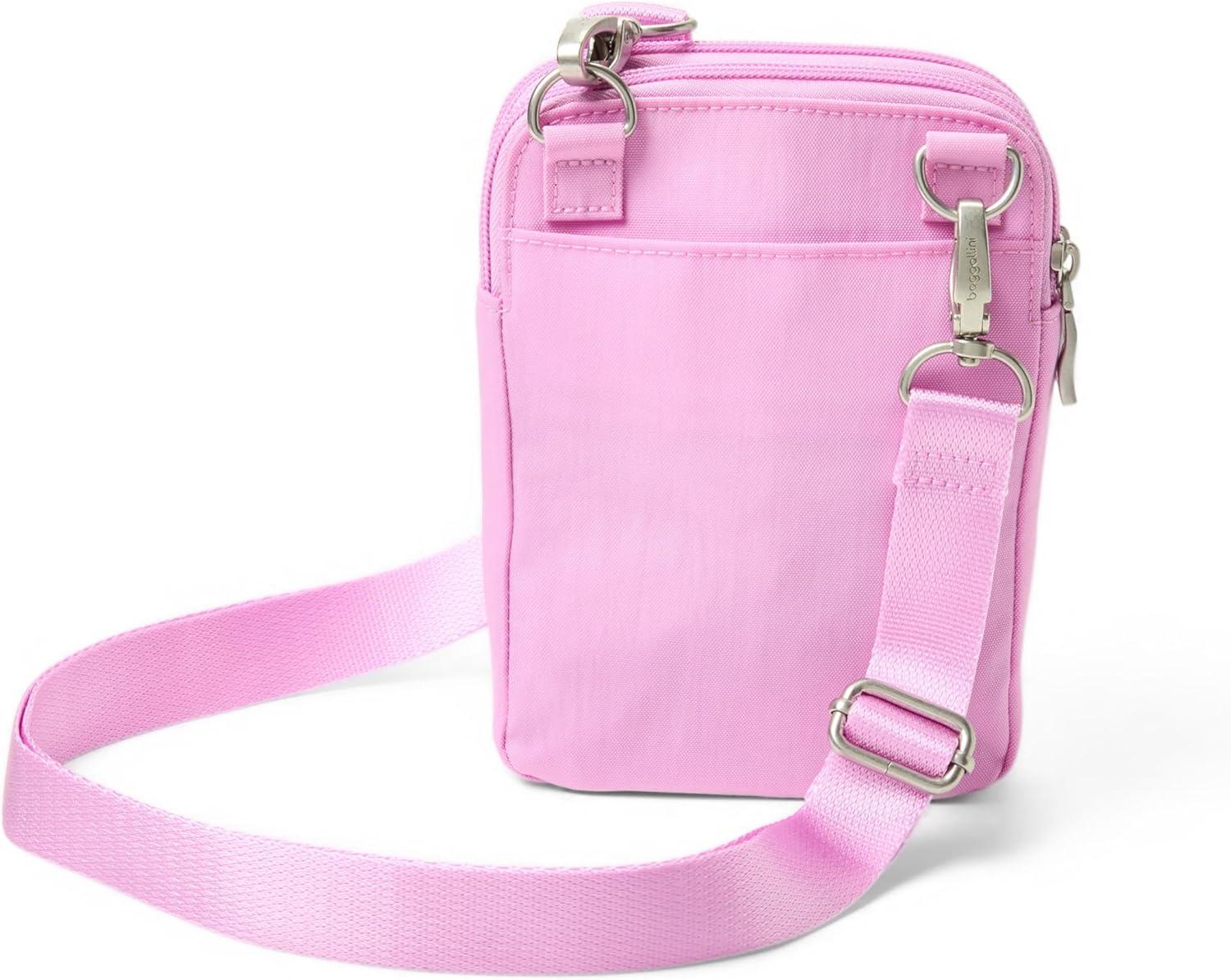 imageBaggallini Modern Take Two RFID CrossbodyHibiscus Pink