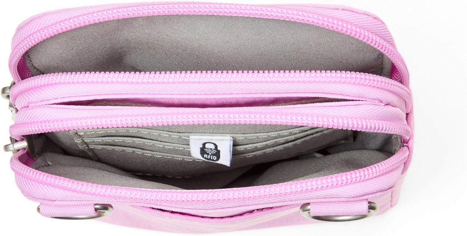 imageBaggallini Modern Take Two RFID CrossbodyHibiscus Pink