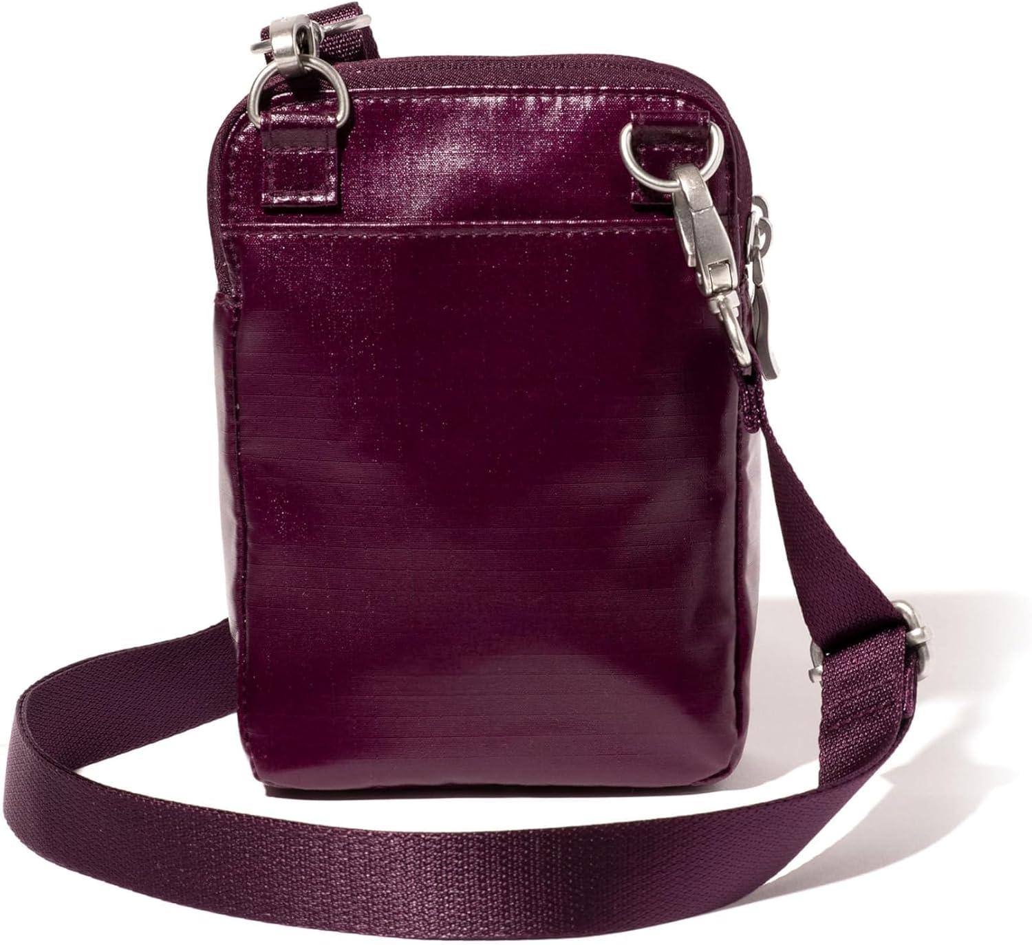 imageBaggallini Modern Take Two RFID CrossbodyMulberry Gloss Ripstop