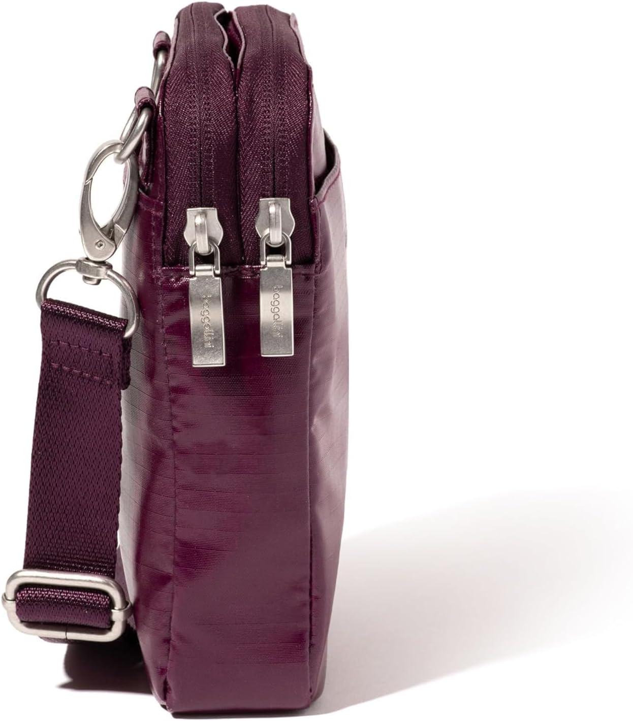 imageBaggallini Modern Take Two RFID CrossbodyMulberry Gloss Ripstop
