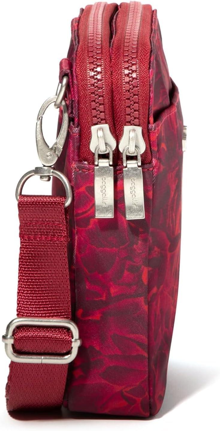 imageBaggallini Modern Take Two RFID CrossbodyRed Divine Rose