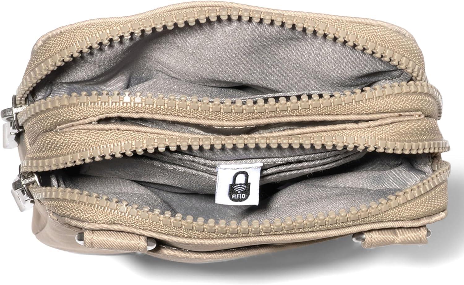 imageBaggallini Modern Take Two RFID CrossbodyTaupe Twill