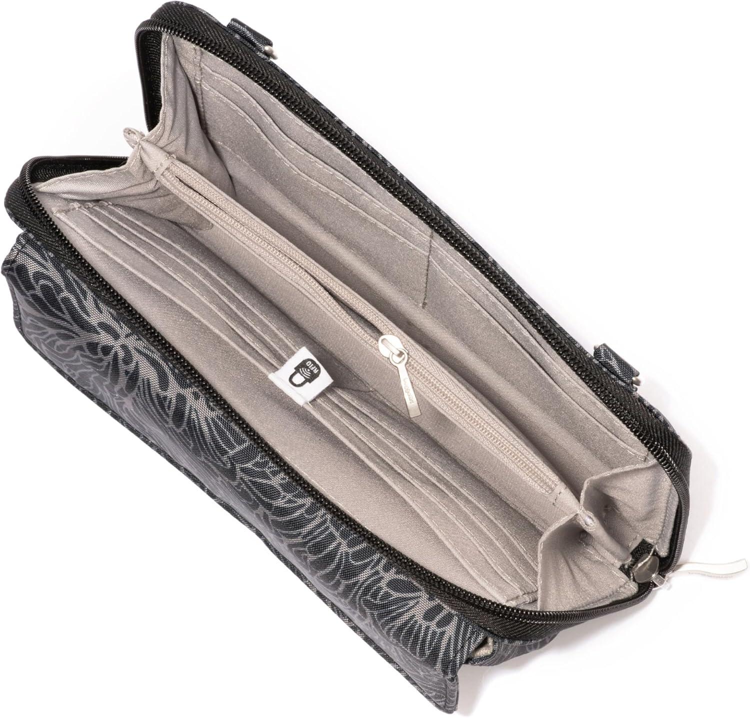 imageBaggallini RFID Phone Wallet CrossbodyMidnight Blossom