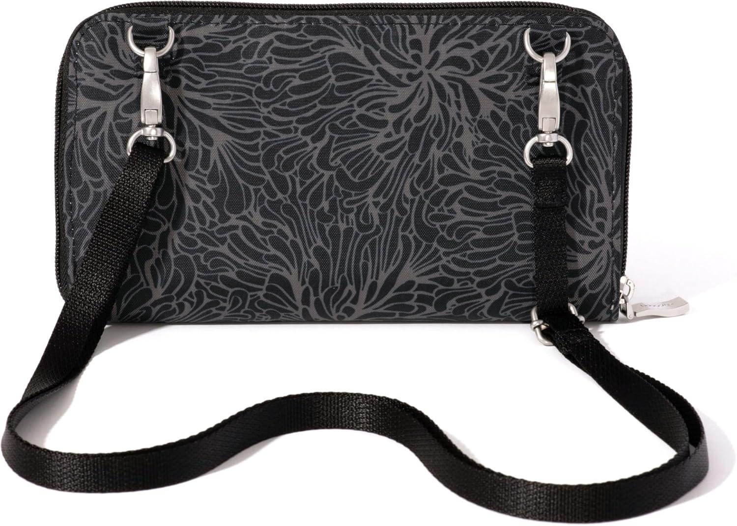 imageBaggallini RFID Phone Wallet CrossbodyMidnight Blossom