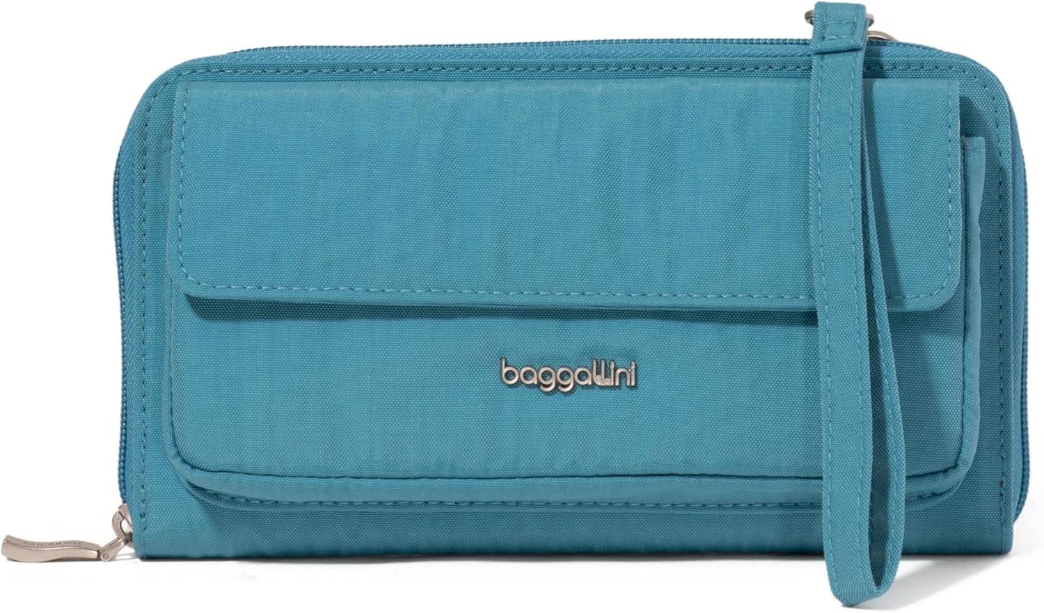imageBaggallini RFID Phone Wallet CrossbodySeaside Blue