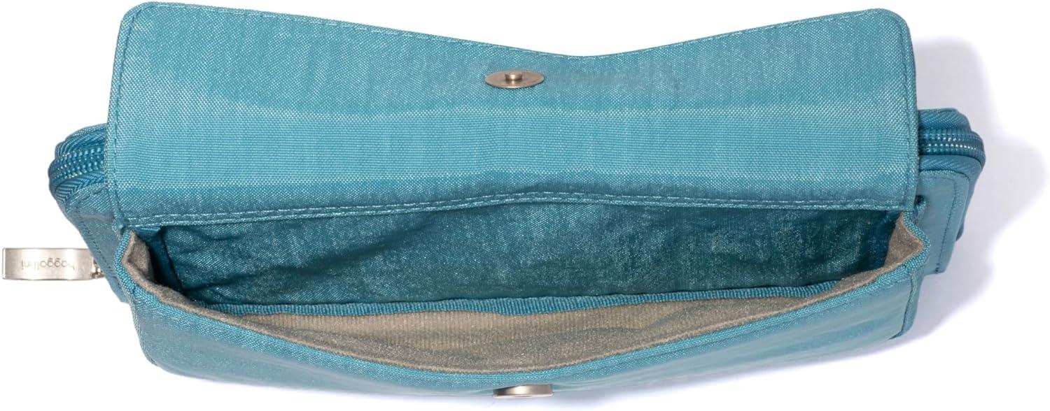 imageBaggallini RFID Phone Wallet CrossbodySeaside Blue