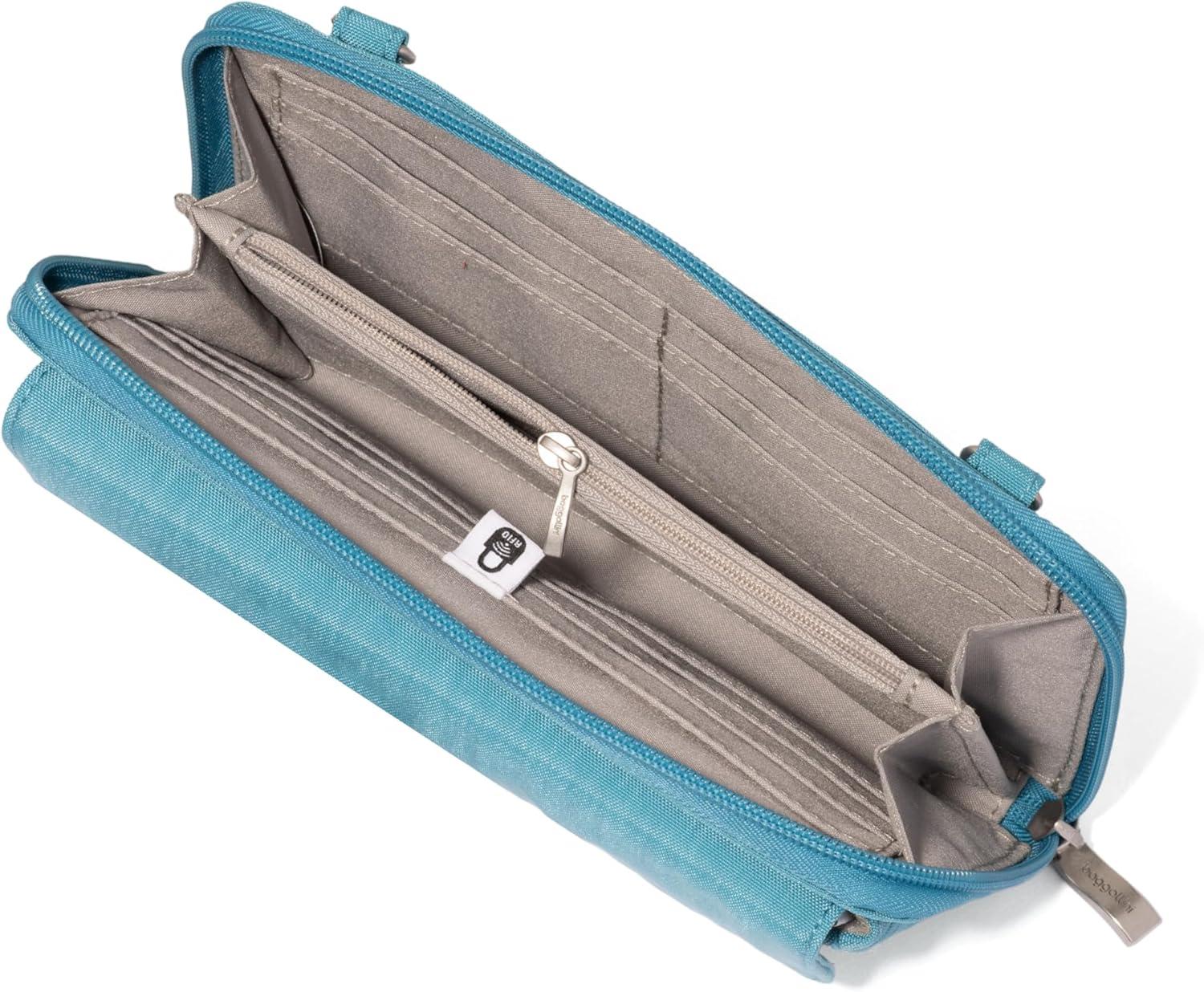 imageBaggallini RFID Phone Wallet CrossbodySeaside Blue