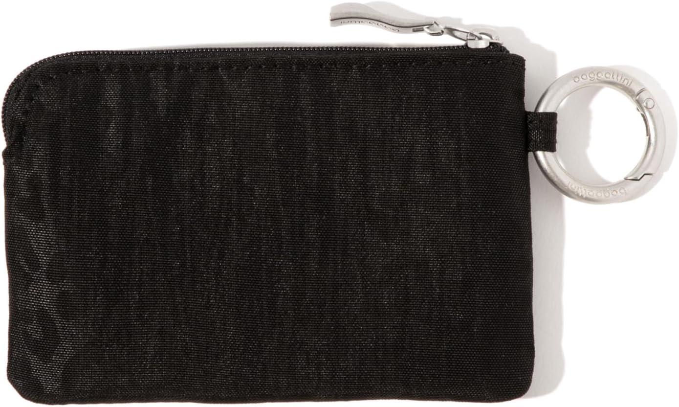 imageBaggallini Womens RFID Card CaseBlack Cheetah Emboss