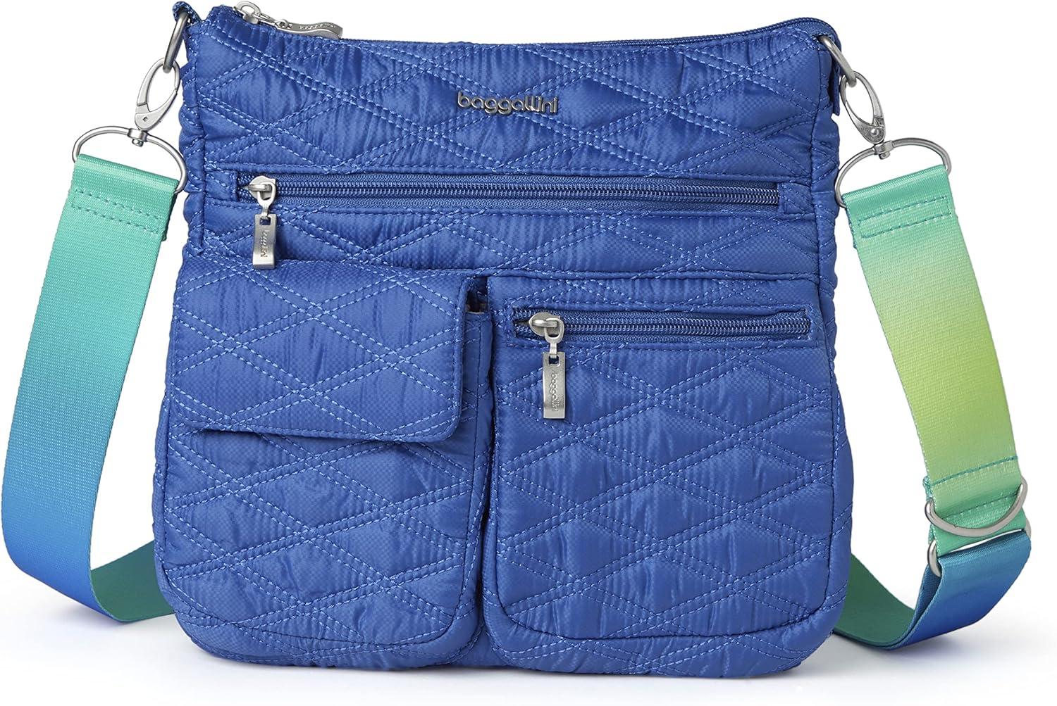 imageBaggallini womens Wide StrapBlue Green Ombre