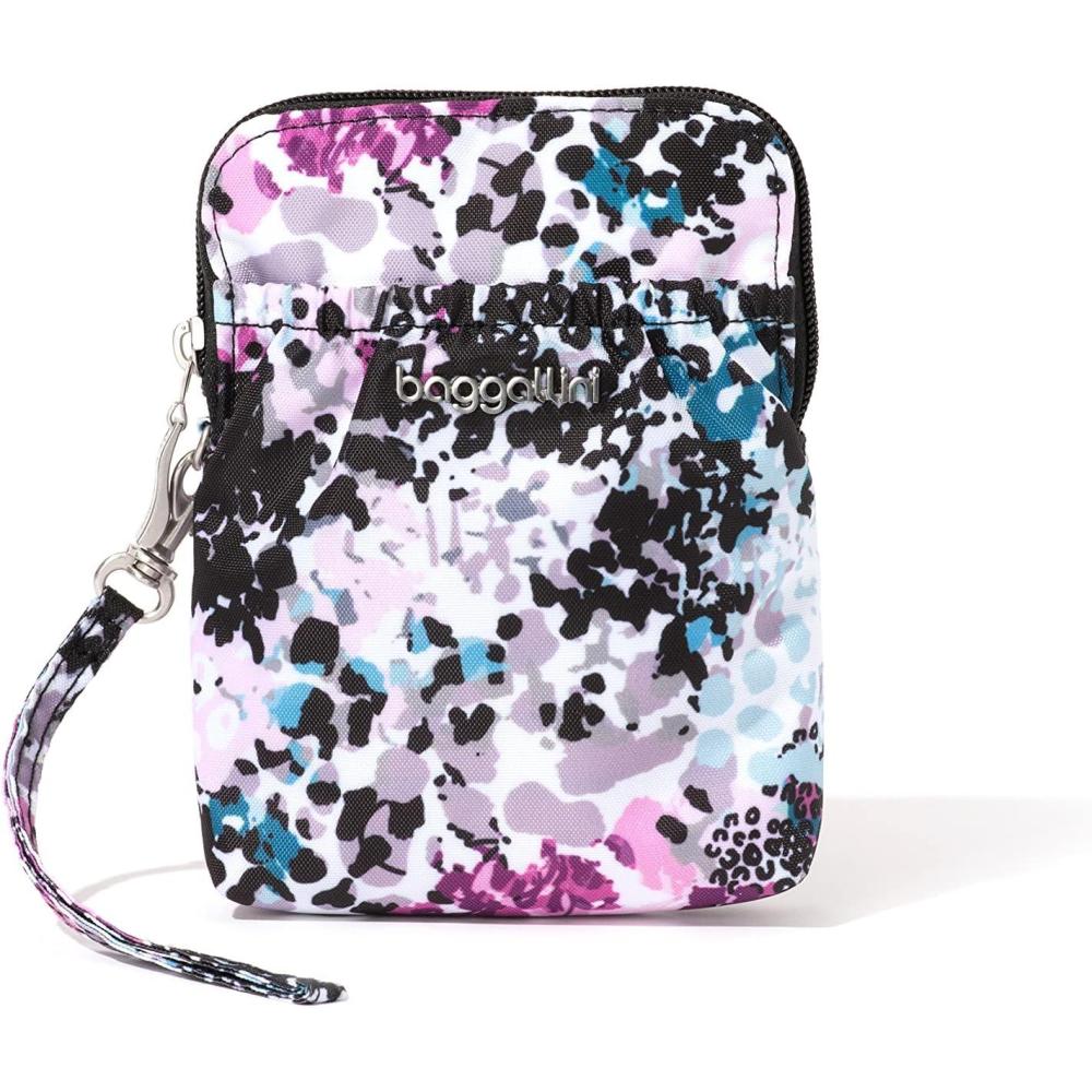 imageBaggallini Bryant Pouch Small Crossbody Bag for Women  Phone Purse with Crossbody Strap  Lightweight Crossbody PouchAbstract Cheetah