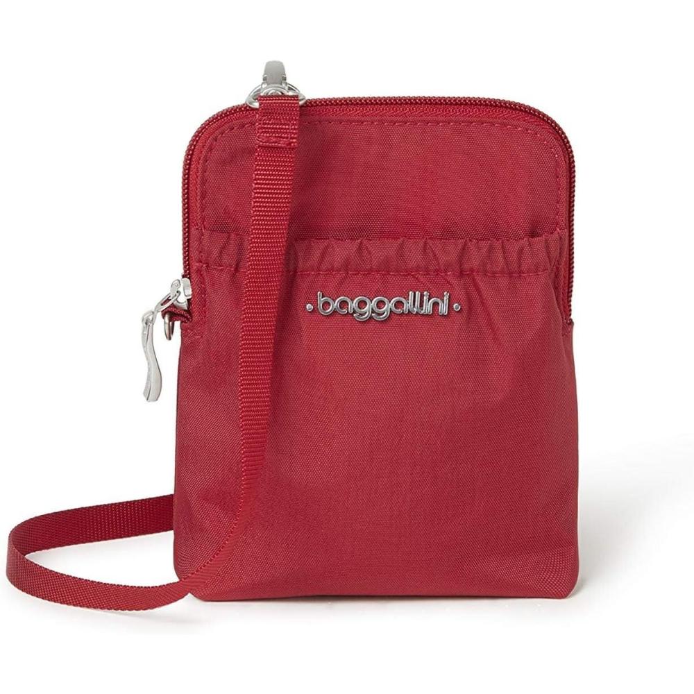 imageBaggallini Bryant Pouch Small Crossbody Bag for Women  Phone Purse with Crossbody Strap  Lightweight Crossbody PouchApple