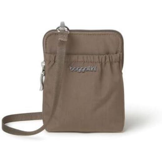imageBaggallini Bryant Pouch Small Crossbody Bag for Women  Phone Purse with Crossbody Strap  Lightweight Crossbody PouchPortobello