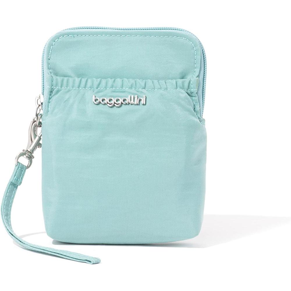 imageBaggallini Bryant Pouch Small Crossbody Bag for Women  Phone Purse with Crossbody Strap  Lightweight Crossbody PouchSeaglass