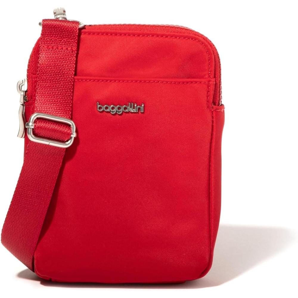 imageBaggallini Modern Take Two RFID CrossbodyCrimson Red Twill