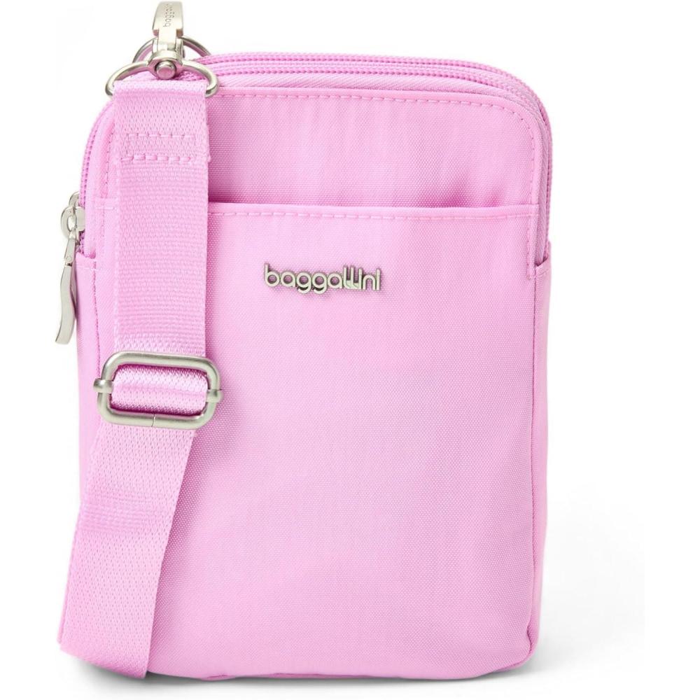 imageBaggallini Modern Take Two RFID CrossbodyHibiscus Pink