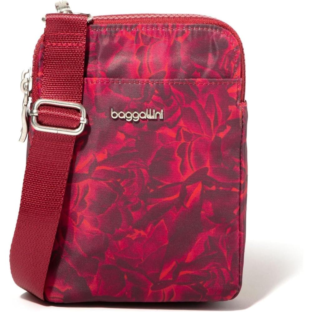 imageBaggallini Modern Take Two RFID CrossbodyRed Divine Rose