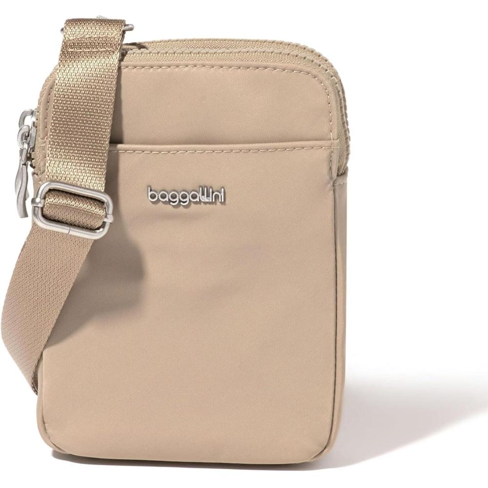 imageBaggallini Modern Take Two RFID CrossbodyTaupe Twill