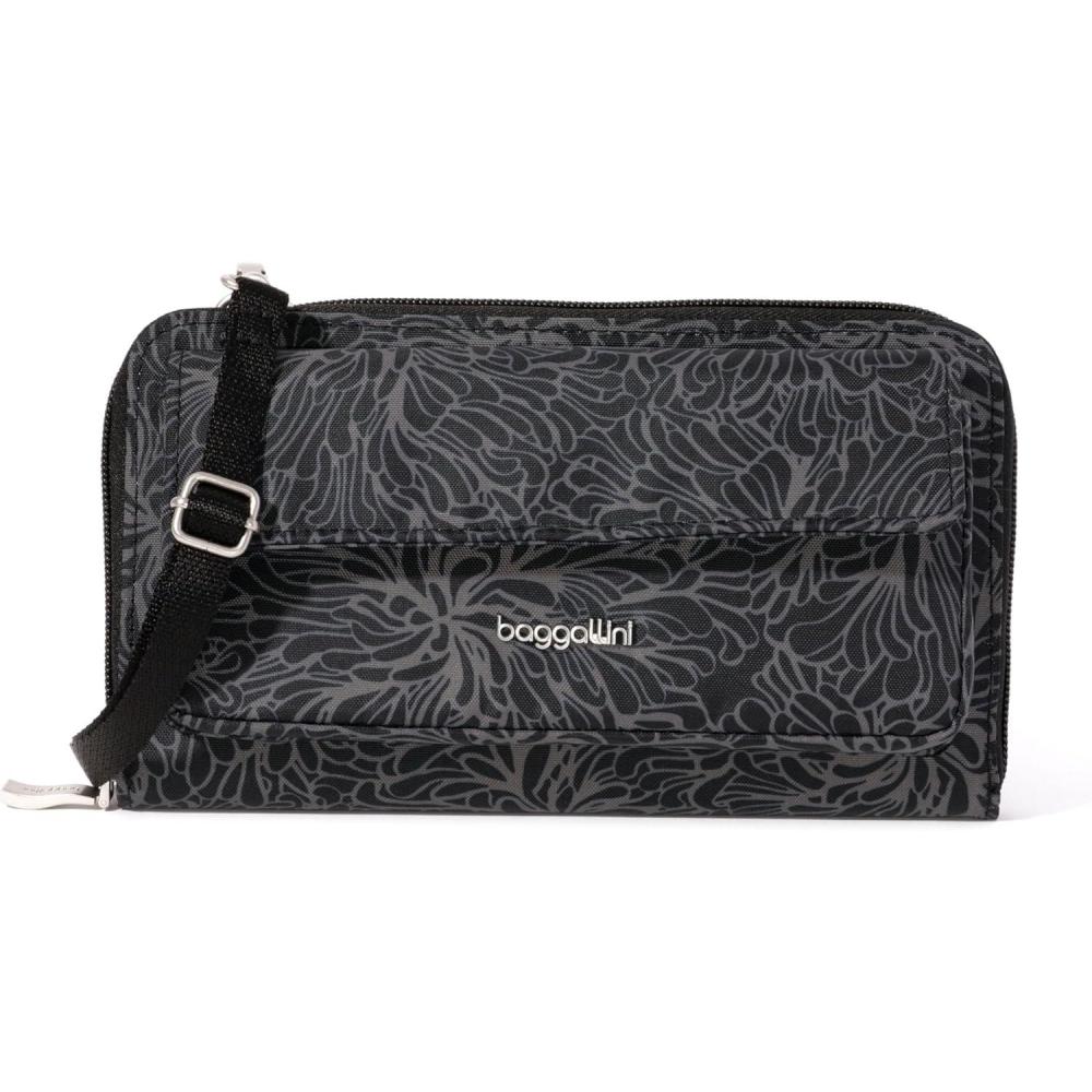 imageBaggallini RFID Phone Wallet CrossbodyMidnight Blossom