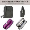 imageBaggallini Bryant Pouch Small Crossbody Bag for Women  Phone Purse with Crossbody Strap  Lightweight Crossbody PouchCharcoal
