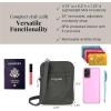 imageBaggallini Bryant Pouch Small Crossbody Bag for Women  Phone Purse with Crossbody Strap  Lightweight Crossbody PouchCharcoal