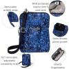 imageBaggallini Bryant Pouch Small Crossbody Bag for Women  Phone Purse with Crossbody Strap  Lightweight Crossbody PouchInk Hydrangea