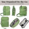 imageBaggallini Bryant Pouch Small Crossbody Bag for Women  Phone Purse with Crossbody Strap  Lightweight Crossbody PouchMoss