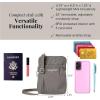 imageBaggallini Bryant Pouch Small Crossbody Bag for Women  Phone Purse with Crossbody Strap  Lightweight Crossbody PouchPewterCheetah Emboss
