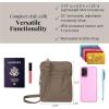 imageBaggallini Bryant Pouch Small Crossbody Bag for Women  Phone Purse with Crossbody Strap  Lightweight Crossbody PouchPortobello