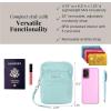 imageBaggallini Bryant Pouch Small Crossbody Bag for Women  Phone Purse with Crossbody Strap  Lightweight Crossbody PouchSeaglass