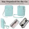 imageBaggallini Bryant Pouch Small Crossbody Bag for Women  Phone Purse with Crossbody Strap  Lightweight Crossbody PouchSeaglass