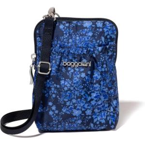 imageBaggallini Bryant Pouch Small Crossbody Bag for Women  Phone Purse with Crossbody Strap  Lightweight Crossbody PouchInk Hydrangea