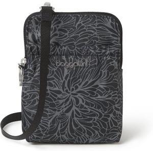 imageBaggallini Bryant Pouch Small Crossbody Bag for Women  Phone Purse with Crossbody Strap  Lightweight Crossbody PouchMidnight Blossom Print