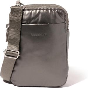 imageBaggallini Modern Take Two RFID CrossbodyGunmetal Puff