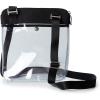 imageBaggallini Clear Stadium CrossbodyBlack With Sand Lining