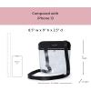 imageBaggallini Clear Stadium CrossbodyCharcoal