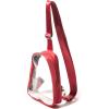 imageBaggallini Clear Stadium Mini SlingRed