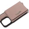 imageBaggallini On The Go iPhone Card Case Crossbody  Lightweight iPhone Case Designed for iPhone 13 iPhone 14 iPhone 15 and iPhone 15 ProBlush Shimmer