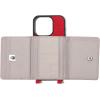 imageBaggallini On The Go iPhone Card Case Crossbody  Lightweight iPhone Case Designed for iPhone 13 iPhone 14 iPhone 15 and iPhone 15 ProCrimson Red
