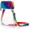 imageBaggallini Stadium Clear Bryant CrossbodyClear Rainbow Pride
