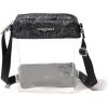 imageBaggallini Stadium Clear Bryant CrossbodyMidnight Blossom