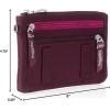 imageBaggallini UnisexAdult Luggage only RFID Currency Organizer Travel WalletMulberry